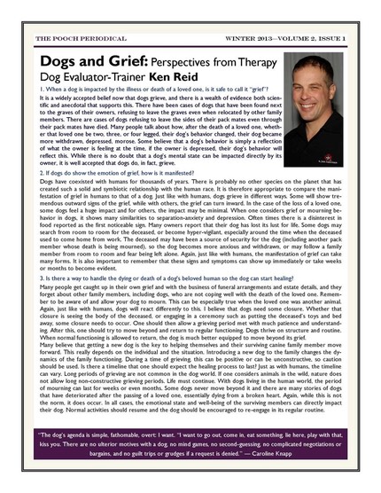 dogs and grieving